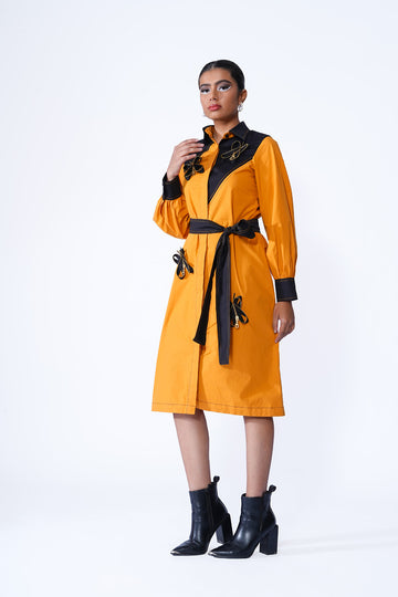 MetalZip Butterfly Dress