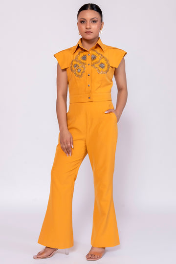Mustard ibiza Trouser