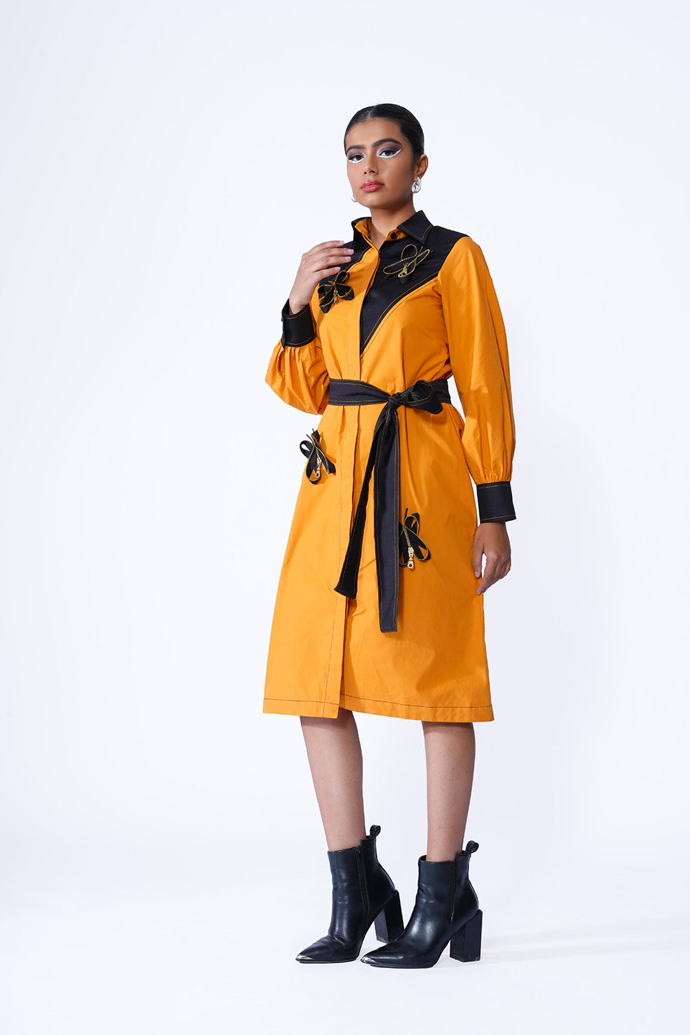 MetalZip Butterfly Dress