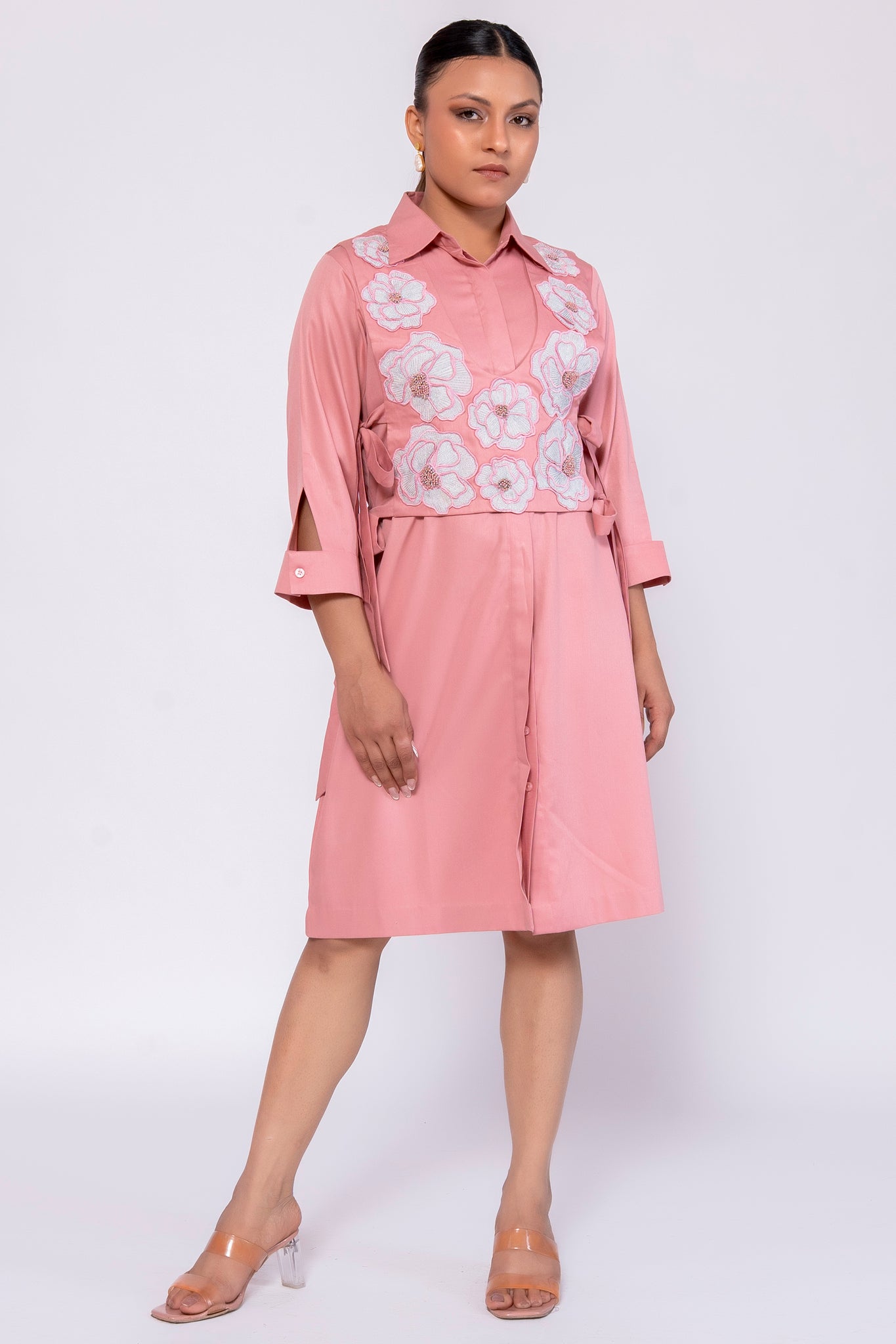 Blossam-Bib Dress