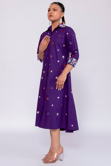 Purple Red carpet dress